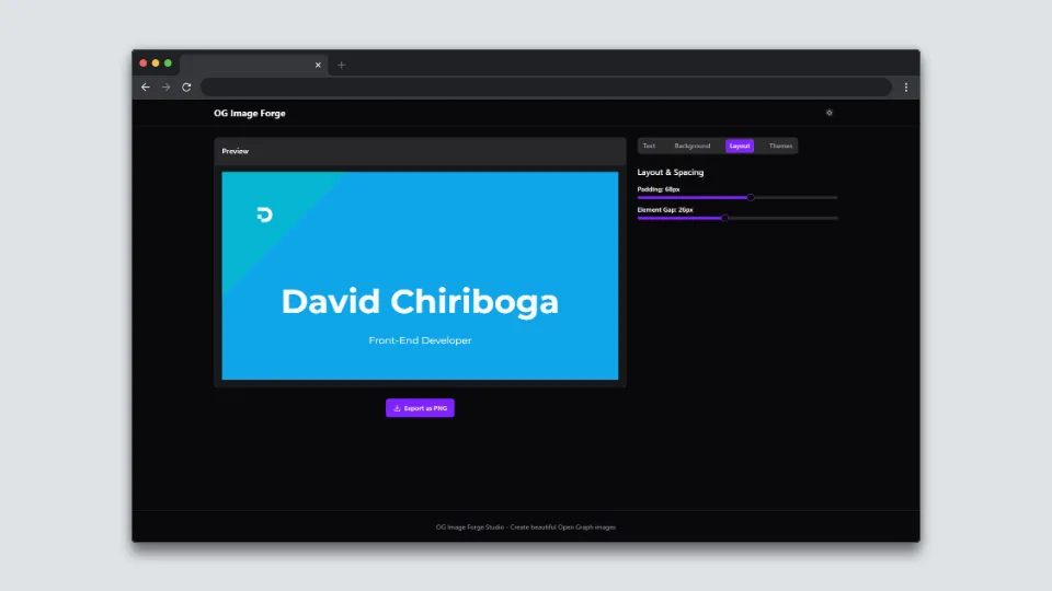 Generador de Imágenes Open Graph Personalizadas, captura 3 de 4