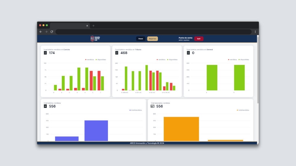 Sistema de Gestión de Entradas para Partidos de Basketball - Image 4