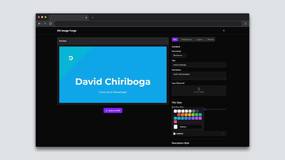 Generador de Imágenes Open Graph Personalizadas